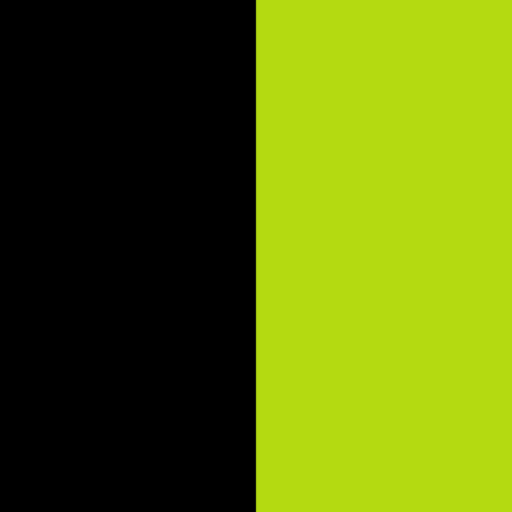 Black and Chartreuse